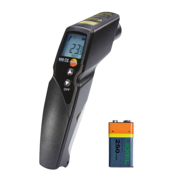 Testo 830-T2 İnfrared termometre Alarmlı