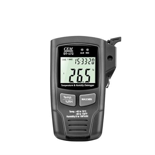 CEM DT-172TK Sıcaklık ve Nem Kaydedici Datalogger ''Ekstra K Tipi Prob Girişi''