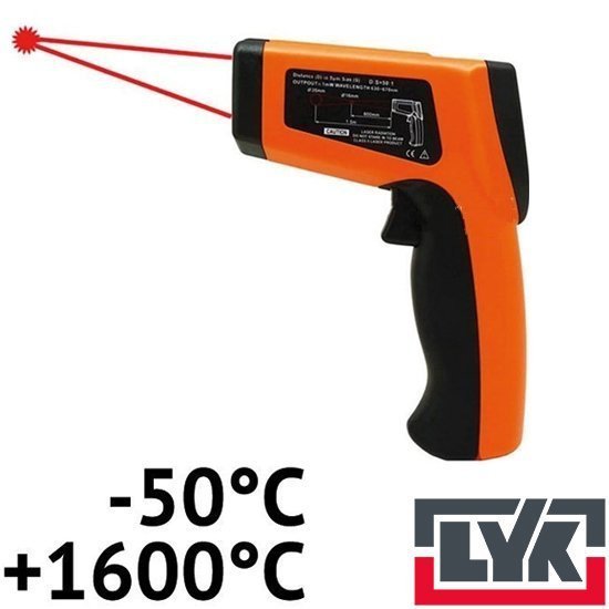 LYK DT8016H Çift Lazerli Lazer Termometre 1600 Derece