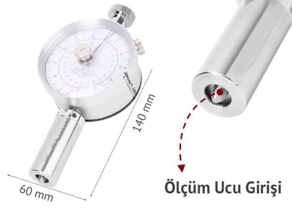 GY-3 Meyve Sertliği Ölçer Penetrometre