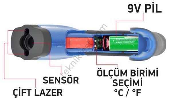 Cem DT-8865 İnfrared Termometre