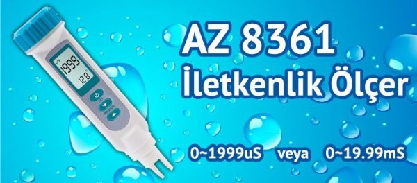 Su Kalitesi Ölçüm Cihazı Seti (8361 İletkenlik + 8685 Ph)