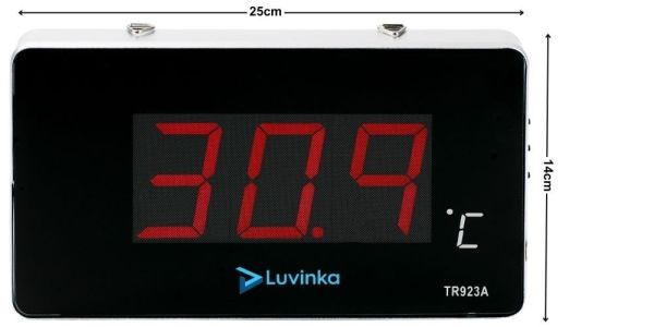 Luvinka TR923A Ev Tipi Dijital Termometre | Alarm-25cm Ekran