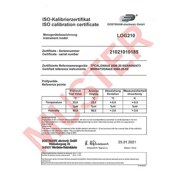 Tfa 31.1058.02 Sıcaklık ve Nem Datalogger Cihazı 'LOG210'