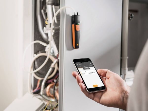 Testo 510i - akıllı telefon ile yönetilebilen fark basınç ölçüm cihazı