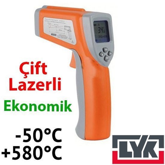 LOYKA DT-8580 Çift Lazerli Ekonomik İnfrared Termometre