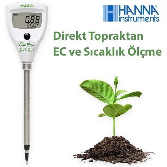 Hanna HI 98331 GroLine Toprak EC ve Sıcaklık Test Cihazı