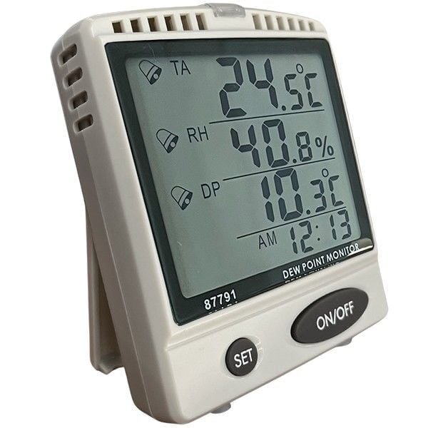 AZ 87791 Alarmlı Sıcaklık, Nem Ve Dewpoint Ölçer