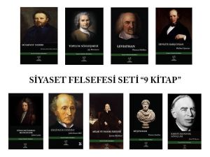 SİYASET FELSEFESİ SETİ ''9 KİTAP''