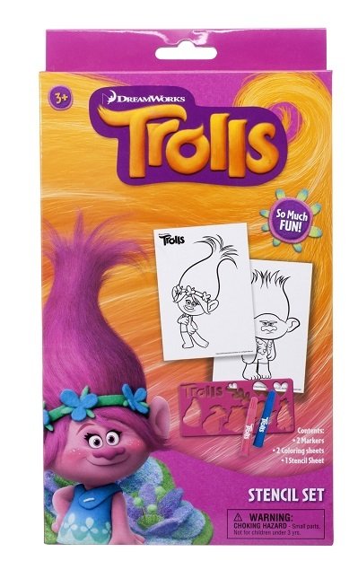 Trolls Geometrik Çizim Seti