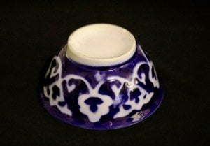Çin porseleni el boyaması kase.  19. Y.y. Ağız çapı:16cm.