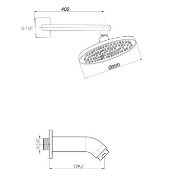 Grohe Ankastre Duş Seti Eurosmart