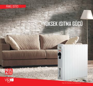 Vigo Epr 5060 Yağlı Konvektör 2500W Tekerlekli Beyaz