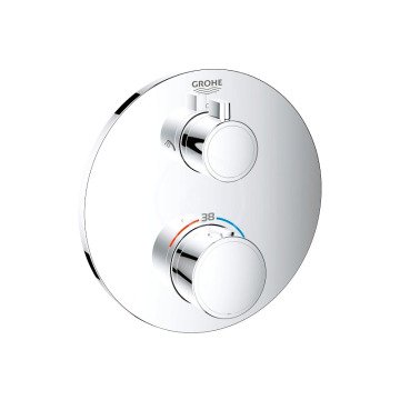 Grohe Grohtherm Termostatik Ankastre Banyo Bataryası 24076000 + Sıva Altı Gövde