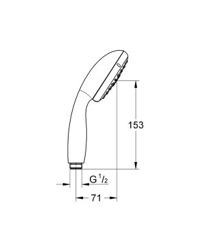 Grohe New Tempesta 100 3 Akışlı El Duş Başlığı 28419002