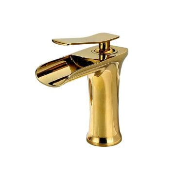 Fause Lavabo Bataryası Şelale Altın Gold KLB102-G