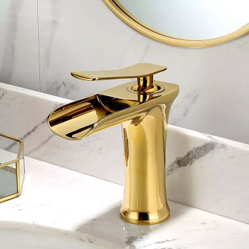 Fause Lavabo Bataryası Şelale Altın Gold KLB102-G