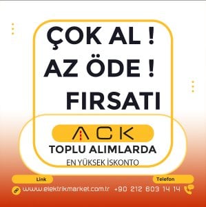 ACK 9W Sıva Altı Led Panel 6500K Beyaz Işık AP01-00930