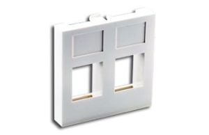 45 x 45mm Face Plate - 2 Port WP-45NC