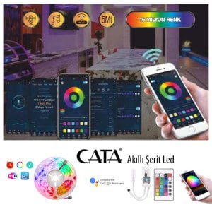 Cata Akıllı Şerit Led Set  RGB CT-4030