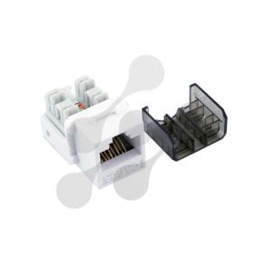 UTP Cat6a 10G Keystone Jack - Right Angle KJC6AUR