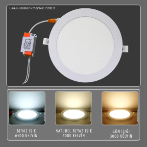 Cata 15W Plus Slım Panel Led 3200K Gün Işığı CT-5647