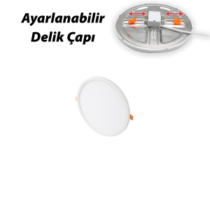 Cata 15W 6400K Beyaz Işık Plus Slım Panel Led Armatür CT-5647