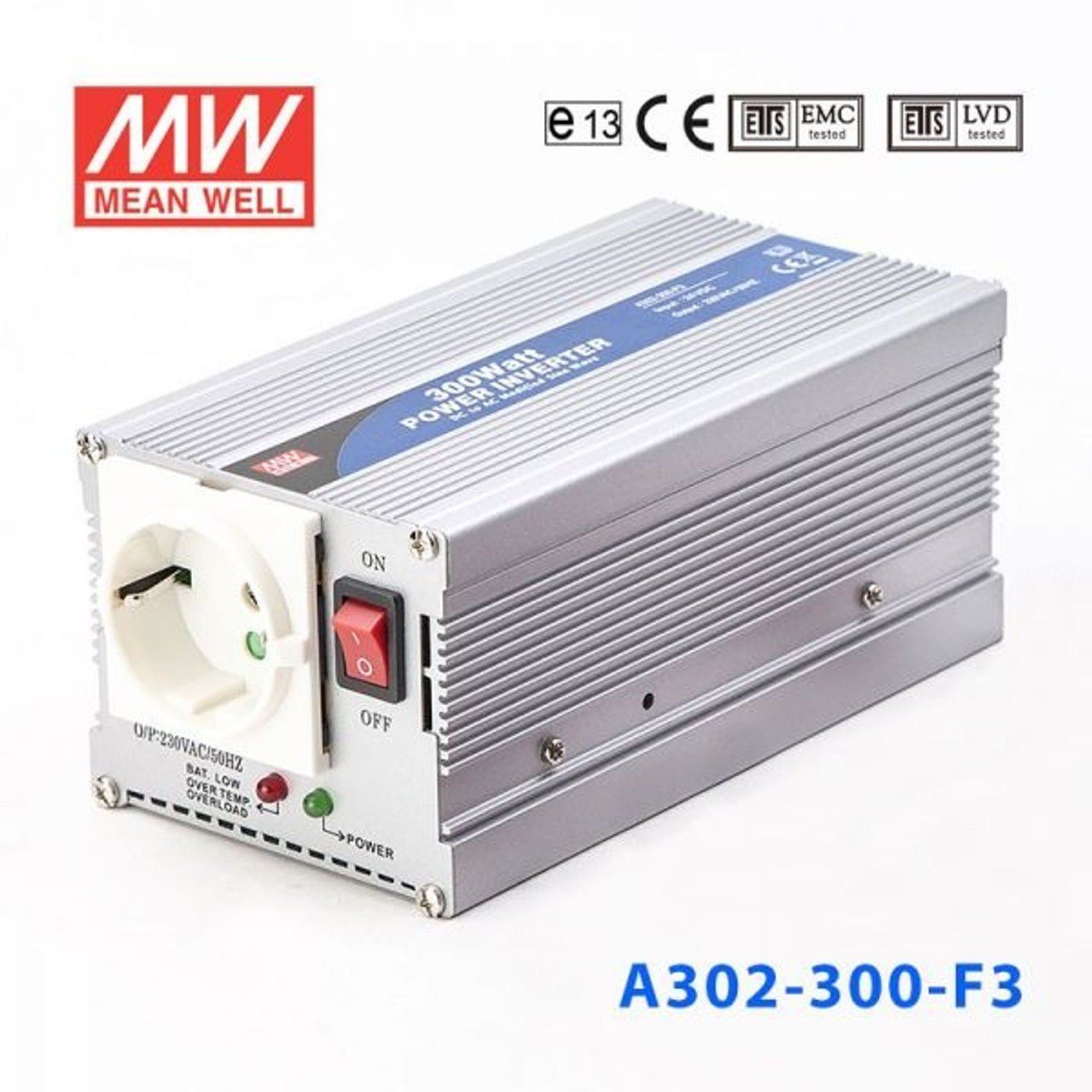 MEANWELL- A302-300-USB 24VDC-220VAC 300W USB  Power inverter