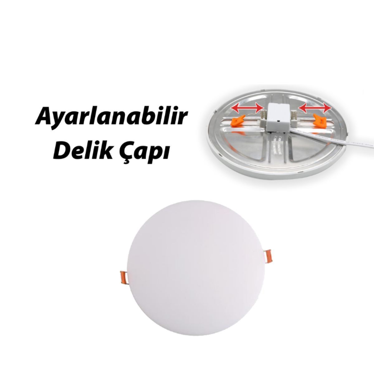 Noas 24W 3200K Gün Işığı Sıva Altı Plus Ayarlanabilir Led Panel YL12 2401