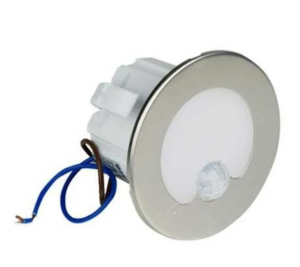 Noas 1,5W Sensörlü Koridor Aydınlatma Armatürü Satin Kasa 6500K Beyaz Işık YL69-1411-B