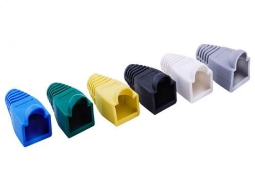 RJ45 8P/8C  Plastik Boot 100 Adet