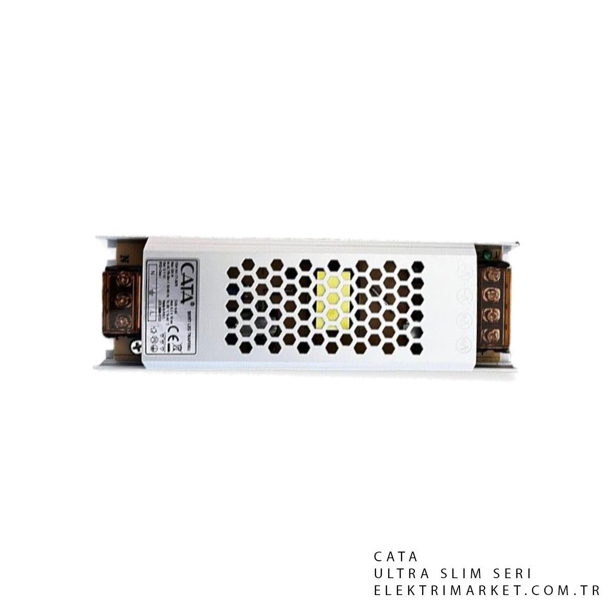 Cata 12,5 Amper Şerit Led Trafosu (150W) (SÜPER SLİM FANSIZ) CT-2675