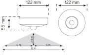 360 Tavan Tipi Hareket Sensörü Nade 10464
