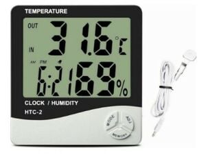 Gesi Dijital Sıcaklık ve Nem ölçer Termometre HTC-2
