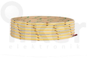 COB 480 Şerit Led 24 VDC İç Mekan 5 Mt. Sıcak Beyaz Işık FSIL.COB9.3020.4824