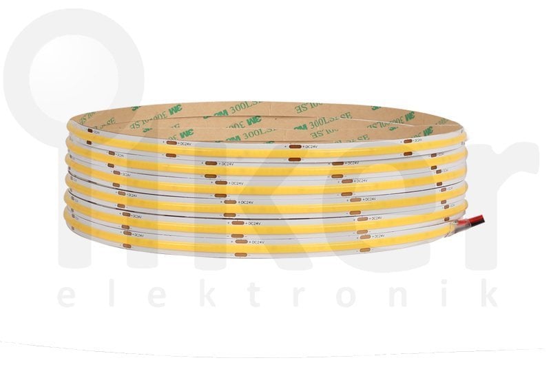 COB 480 Şerit Led 24 VDC Dış Mekan 5 Mt. Doğal Beyaz Işık FSIL.COB9.4067.4824