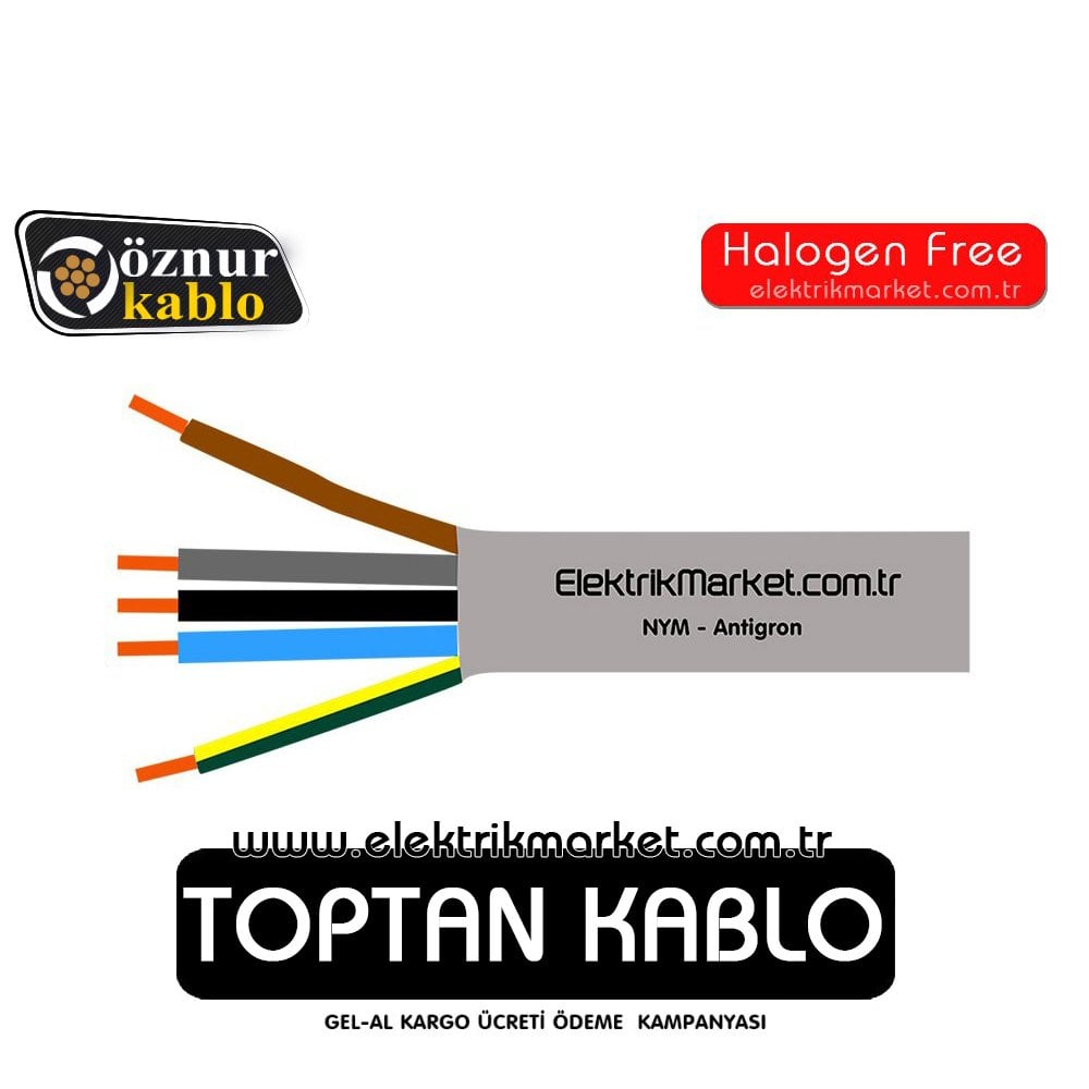 Öznur Kablo 5x4 NHXMH (Halogen Free)