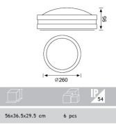 Jupiter Bahçe Tavan Armatürü JW700