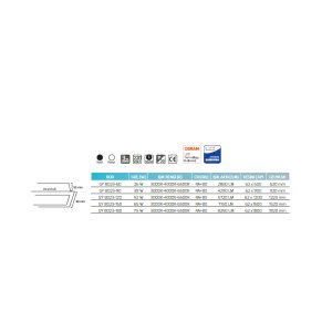 Goya 58w 122cm Sıva Altı Led Linear Armatür GY 8026 120