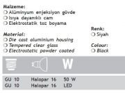 Jupiter Bahçe Spot Kazıklı Gu10 Duylu JG654