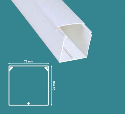 Mutlusan 75x75 mm Kablo Kanalı-Eko