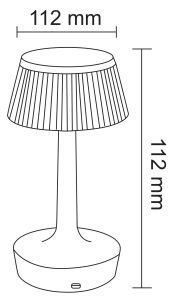 Forlife Curi Şarjlı Led Masa Lambası FL-8071