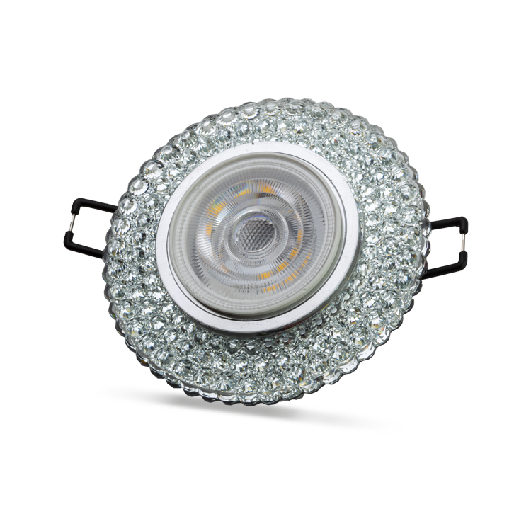 Noas Nilus 3W 4000K Natural Beyaz Led Çerçeveli Dekoratif Kristal Cam Boş Kasa YL65 1747