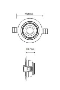 Jupiter 5W Hareketli Led Spot 3000K Gün Işğı LS558 G