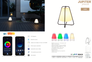 Jupiter 6W Taşınabilir Dimlenebilir, RGB, WIFI, Bluetooth- Tuya Uyumlu LG900