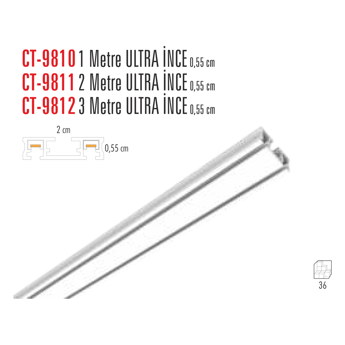 CATA Magnet Ray (2Metre) Beyaz  CT-9811