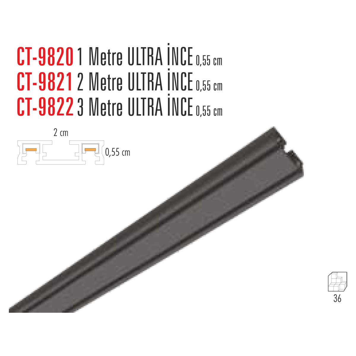 CATA Magnet Ray (3Metre) Siyah   CT-9822