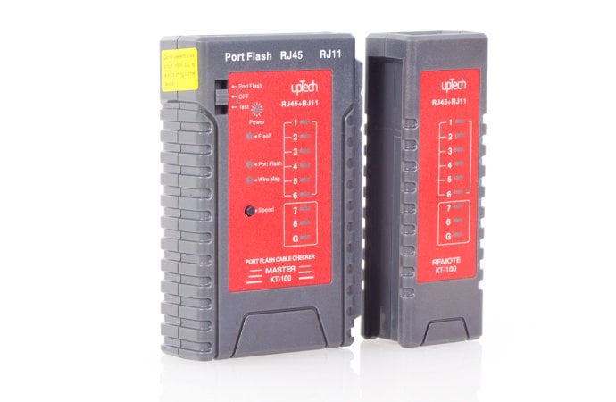 Kablo Test Cihazı 6P/6C-8P/8C Port Flasher KT 100 v2