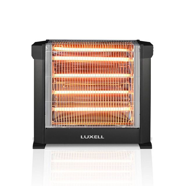 Luxell Termostatlı Mini Şömine Siyah Soba Isıtıcı LX-2760