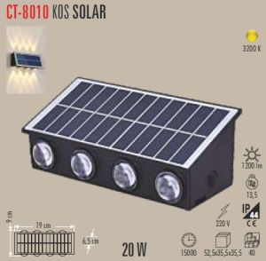 Cata 20w Dış Mekan Modern Aplik Kos Solar 3200K CT-8010